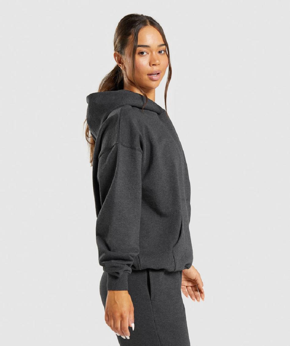 Sudadera Con Capucha Gymshark Rest Day Sweats Mujer Negras | CO 2021TCE